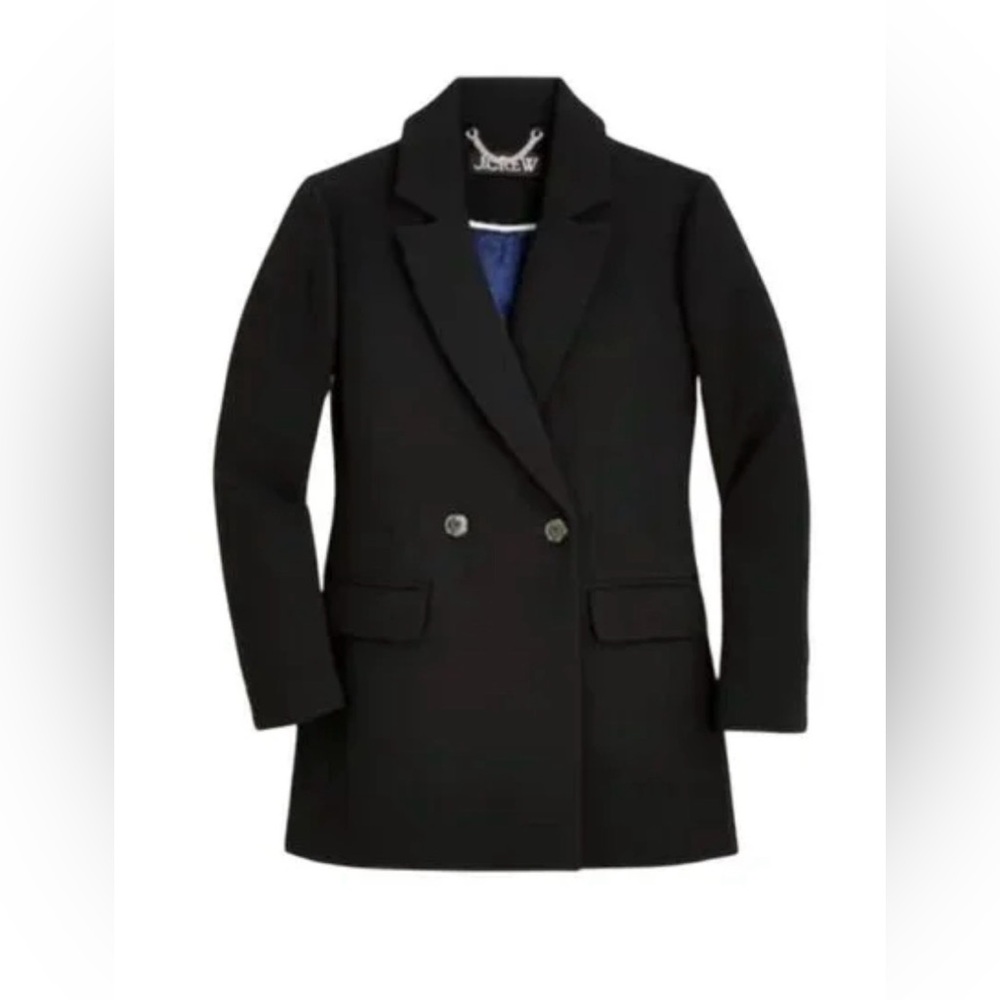 J. Crew Evening blazer-jacket in Italian double-cloth wool blend